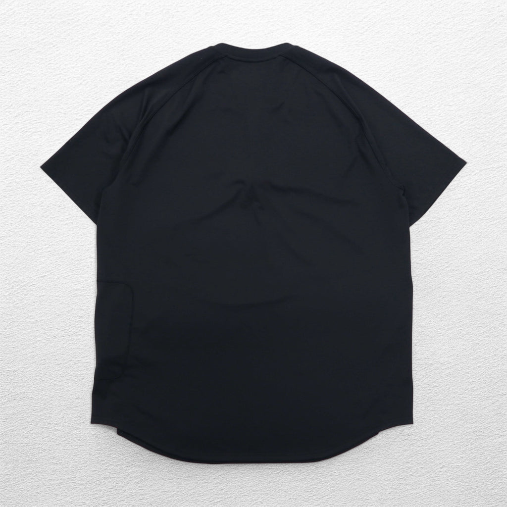 POLO RALPH LAUREN パフォーマンス ドライフィット シャツ L ブラック ハーフジップ サイドポケット