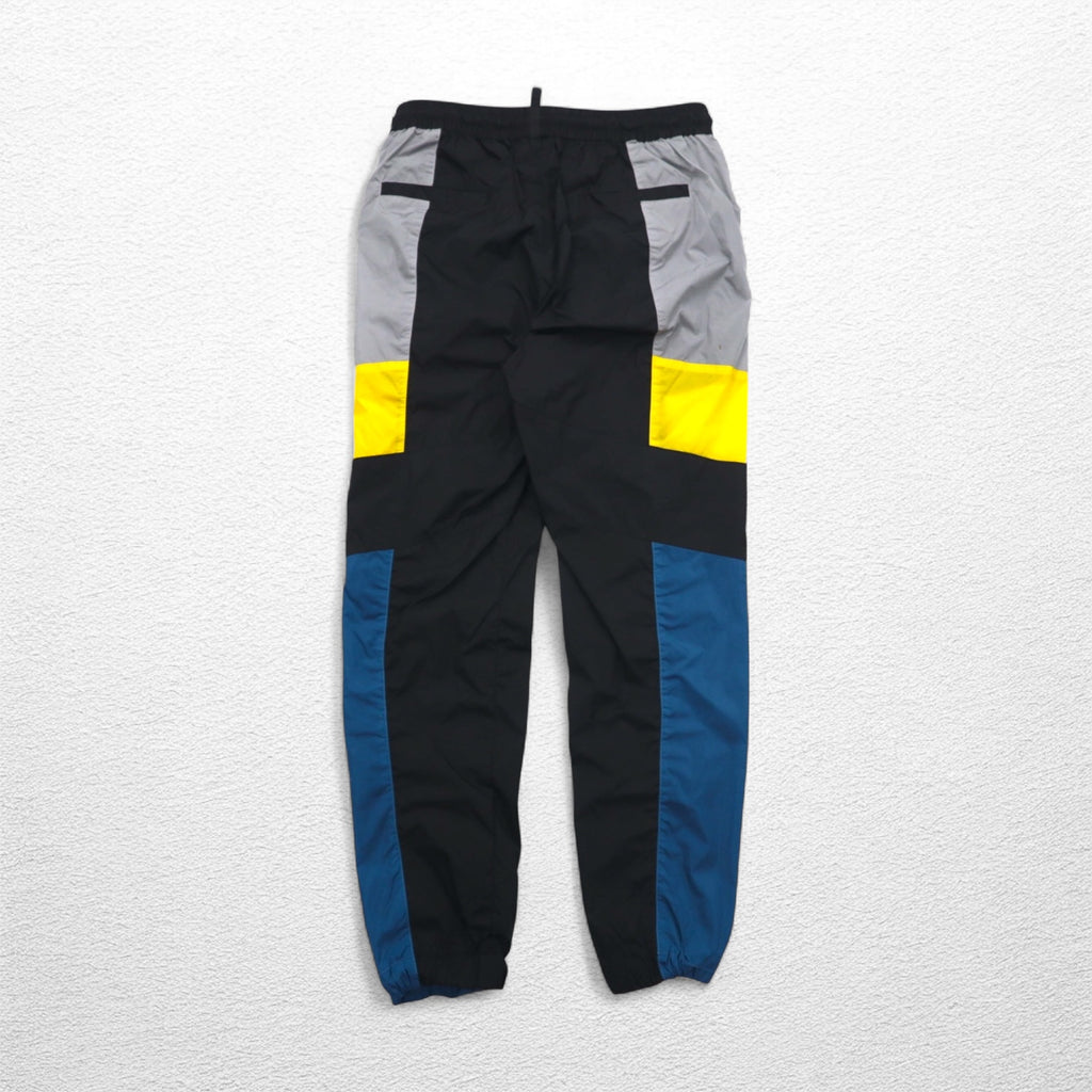 DSQUARED2 Color Block Jogger Nylon Pants Track Pants L Multicolor