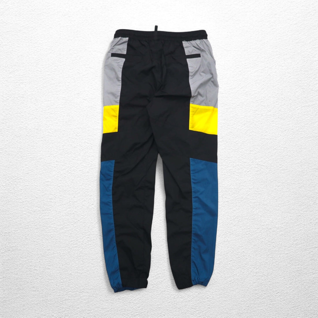 DSQUARED2 Color Block Jogger Nylon Pants Track Pants L Multicolor