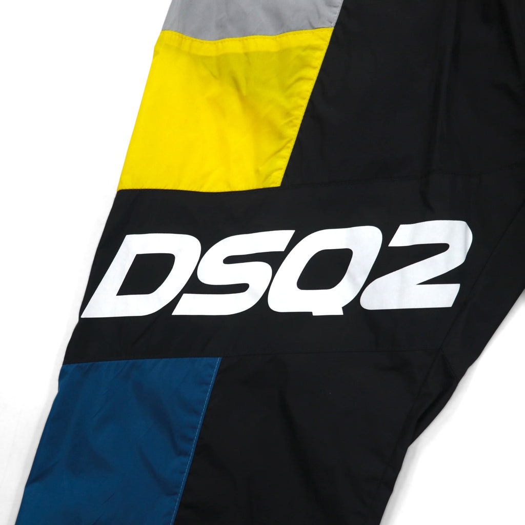 DSQUARED2 Color Block Jogger Nylon Pants Track Pants L Multicolor