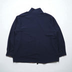 90s Vintage Reversible Satin Jacket リバーシブル サテンジャケット XL ネイビー 総柄 スカーフ ペイズリー柄