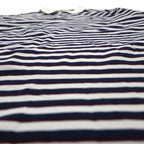 Polo by Ralph Lauren 90年代 ピマコットン ボーダー ポロシャツ XL ホワイト ネイビー スモールポニー刺繍