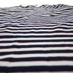 Polo by Ralph Lauren 90年代 ピマコットン ボーダー ポロシャツ XL ホワイト ネイビー スモールポニー刺繍
