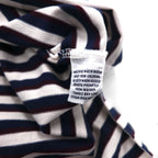 Polo by Ralph Lauren 90年代 ピマコットン ボーダー ポロシャツ XL ホワイト ネイビー スモールポニー刺繍