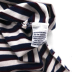 Polo by Ralph Lauren 90年代 ピマコットン ボーダー ポロシャツ XL ホワイト ネイビー スモールポニー刺繍