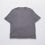 Polo by Ralph Lauren 90年代 ピマコットン ボーダー ポロシャツ XL ホワイト ネイビー スモールポニー刺繍