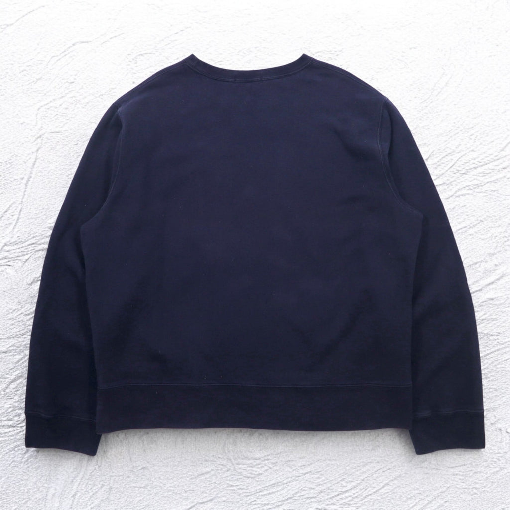Polo by Ralph Lauren 90年代 クルーネック スウェット 2XL ネイビー 裏起毛 スモールポニー刺繍