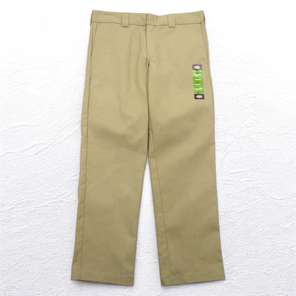 Dickies Work Chino Pants L Beige Slim Straight WP873KH Honduras Match Unused