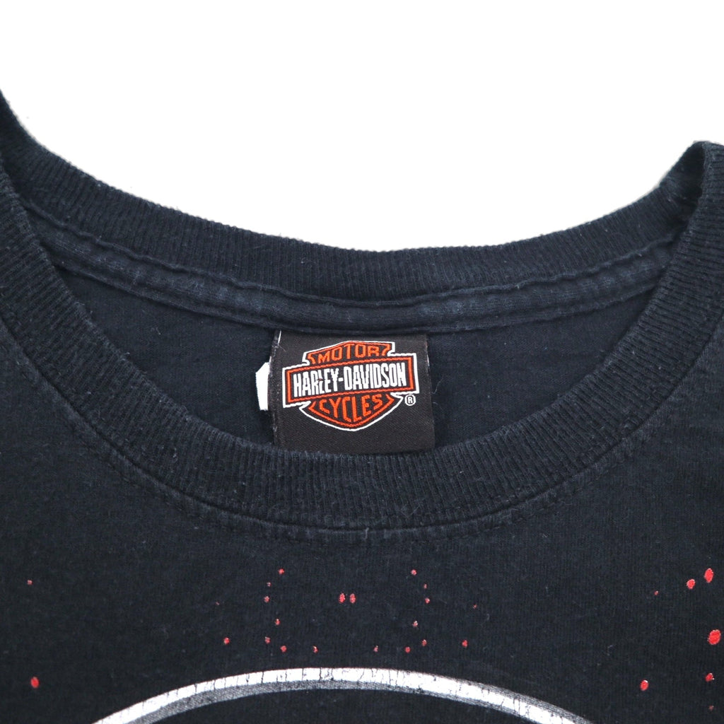HARLEY DAVIDSON × Warner Bros. ルーニーチューンズ LOONEY TUNES Tシャツ 2XL ブラック キャラクタープリント ダズマニアンデビル DILLON BROTHERS ホンジュラス製