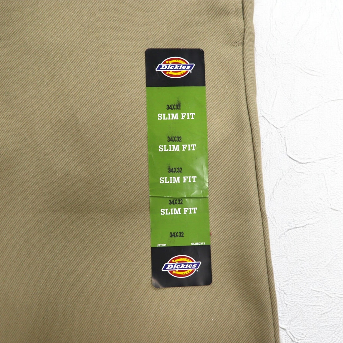 Dickies Work Chino Pants L Beige Slim Straight WP873KH Honduras Match Unused