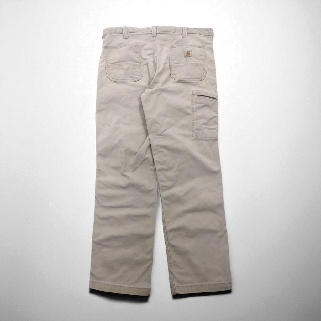 carhartt チノ ワークパンツ XL ベージュ コットン RELAXED FIT 102291 232