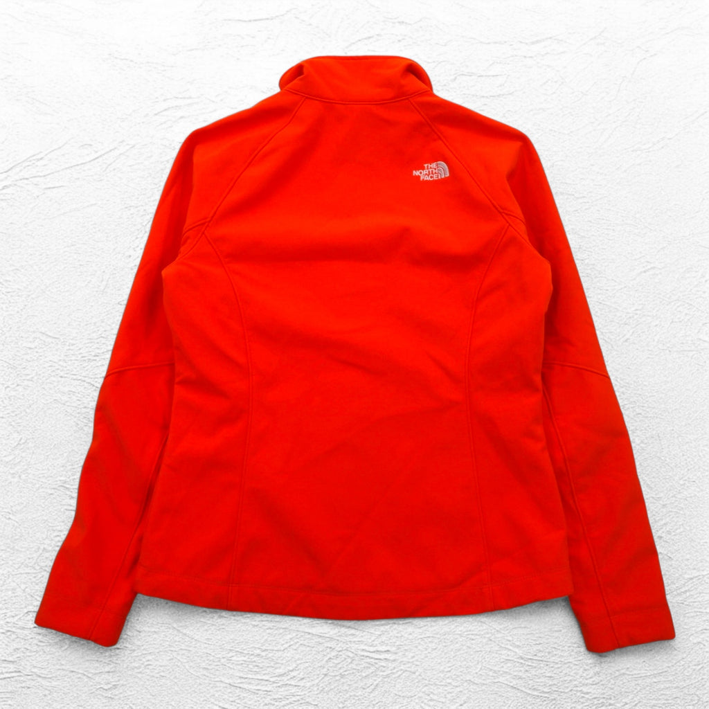 THE NORTH FACE Apex Softshell Jacket M Orange Fleece Liner Waterproof US Standard Made in Nicaragua