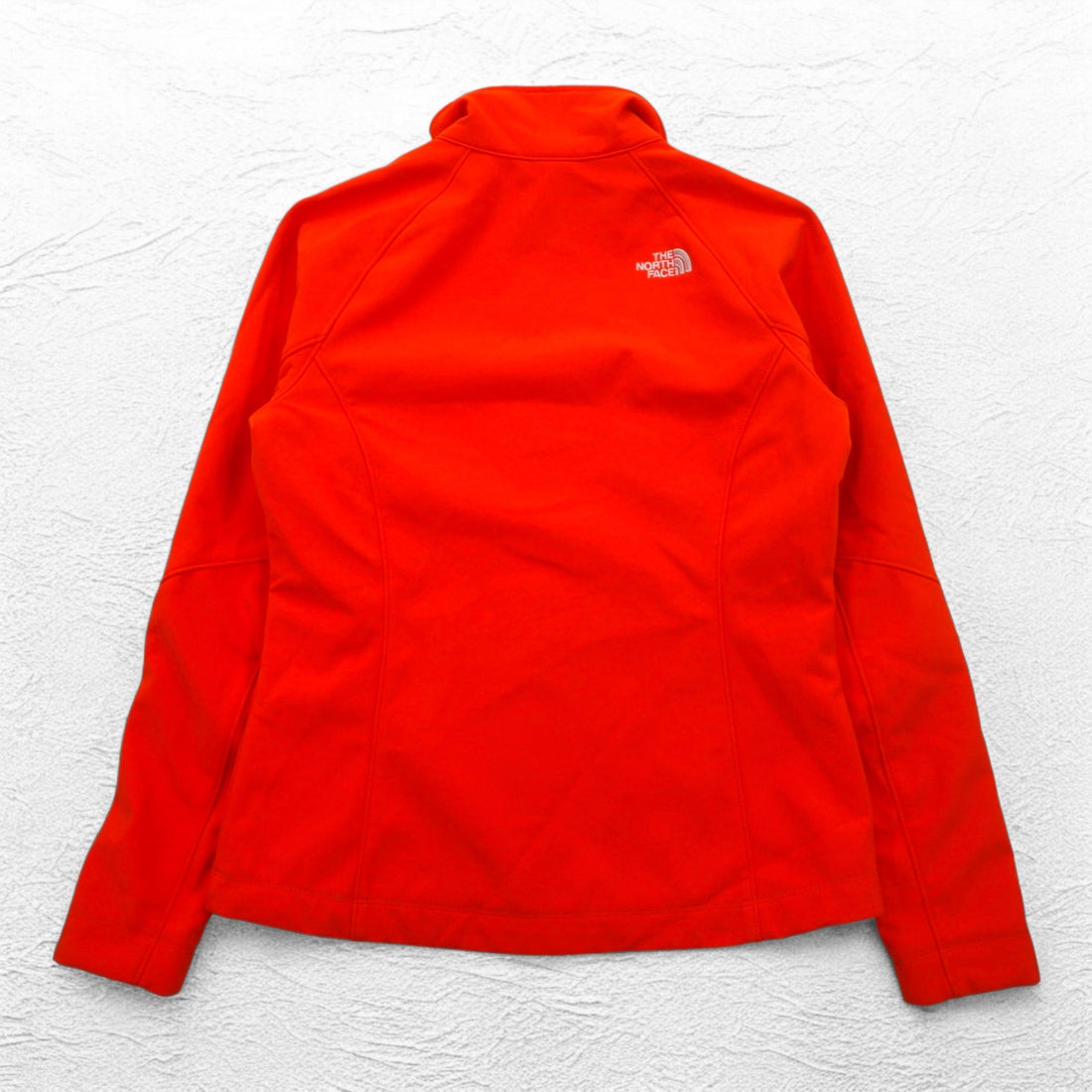 THE NORTH FACE Apex Softshell Jacket M Orange Fleece Liner Waterproof US Standard Made in Nicaragua
