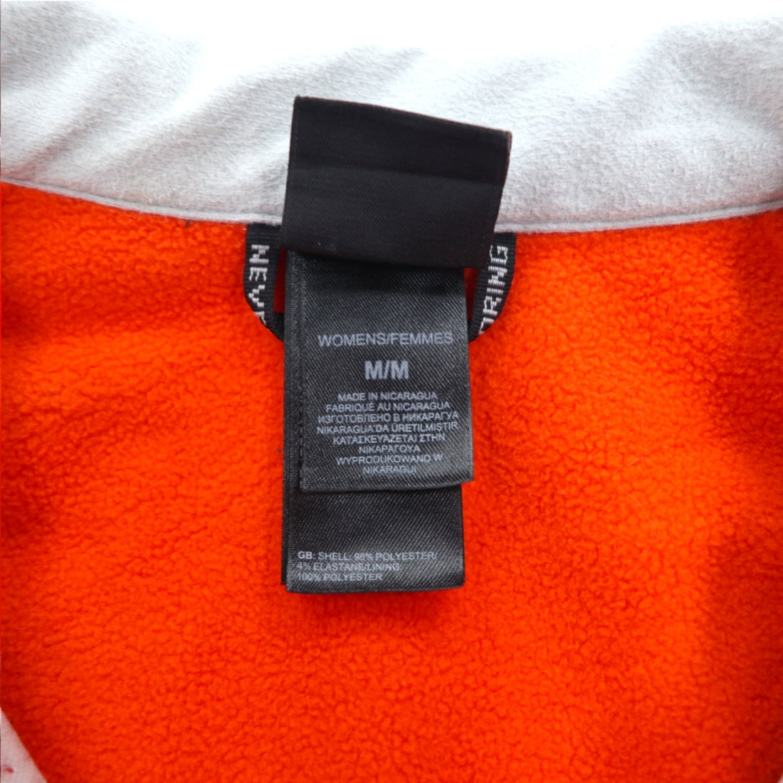 THE NORTH FACE Apex Softshell Jacket M Orange Fleece Liner Waterproof US Standard Made in Nicaragua
