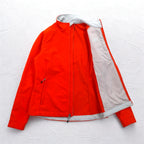 THE NORTH FACE Apex Softshell Jacket M Orange Fleece Liner Waterproof US Standard Made in Nicaragua