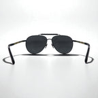 BURBERRY ダブルブリッジ ティアドロップ サングラス メタルフレーム B3097 1007/5V 59-14 145 3N ノバチェック イタリア製