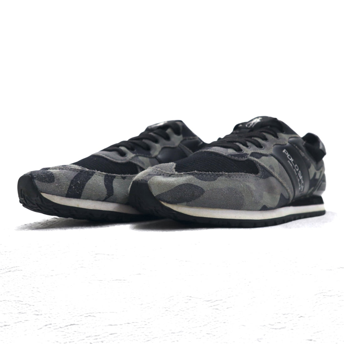 POLO SPORT RALPH LAUREN SLATON SPORT Sneakers 27.5cm Grey Camouflage Suede 11501