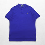 Polo by Ralph Lauren 90年代 ポロシャツ L ブルー コットン スモールポニー刺繍