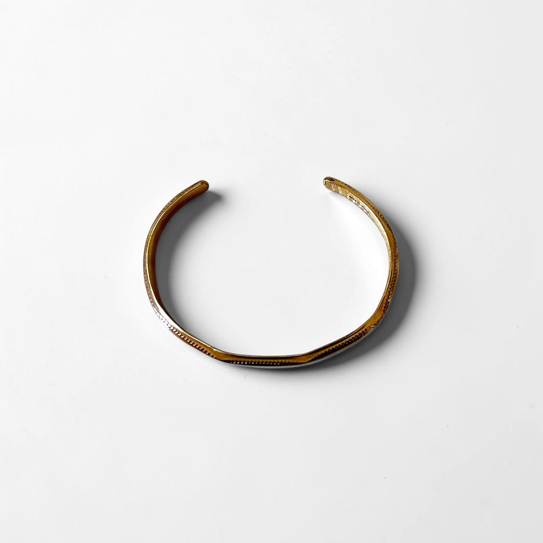 Navajo Indian Jewelry ナバホ族 インディアンジュエリー バングル カフ ゴールド スタンプワーク 12KGF