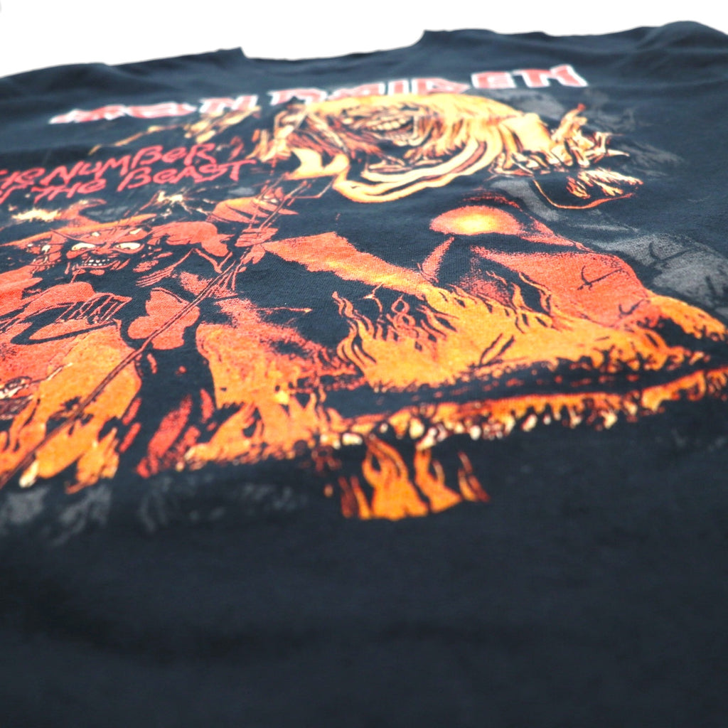 IRON MAIDEN アイアンメイデン ロック バンド Tシャツ 2XL ブラック The Number Of The Beast 魔力の刻印