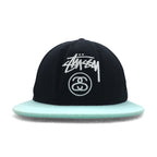 stussy CAPZ × STARTER Baseball Cap Snapback FREE Black Acrylic Wool Chanel Logo
