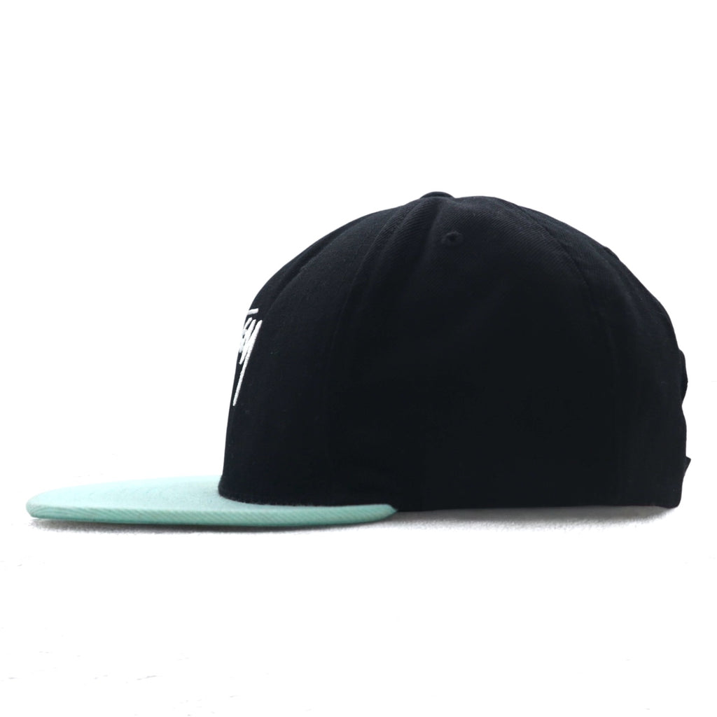 stussy CAPZ × STARTER Baseball Cap Snapback FREE Black Acrylic Wool Chanel Logo