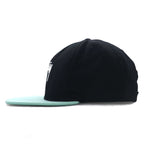 stussy CAPZ × STARTER Baseball Cap Snapback FREE Black Acrylic Wool Chanel Logo