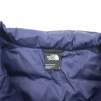 THE NORTH FACE 550 Fill Power FLARE DOWN JACKET Flare Down Jacket L Navy Nylon Logo Embroidery Drawstring NF0A55XG