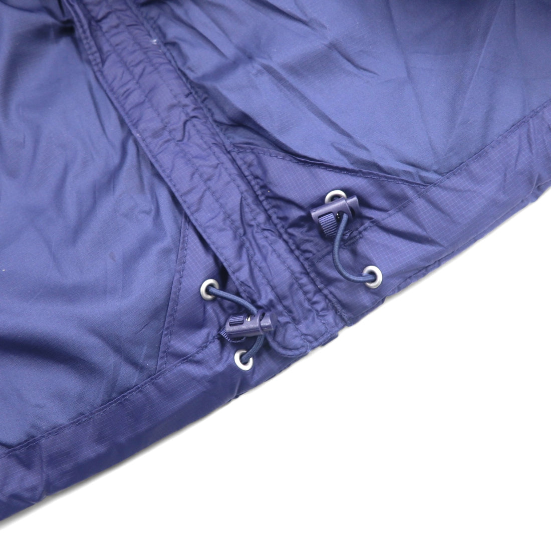 THE NORTH FACE 550 Fill Power FLARE DOWN JACKET Flare Down Jacket L Navy Nylon Logo Embroidery Drawstring NF0A55XG