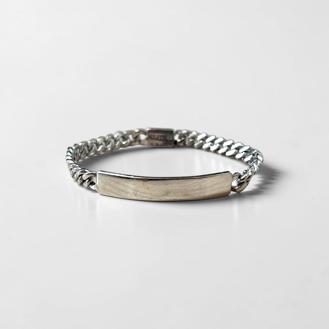 Mexican Jewelry Sterling Bracelet ヴィンテージ メキシカンジュエリー IDブレスレット 喜平 チェーン シルバー MEX925 刻印 メキシコ製