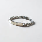 Mexican Jewelry Sterling Bracelet ヴィンテージ メキシカンジュエリー IDブレスレット 喜平 チェーン シルバー MEX925 刻印 メキシコ製