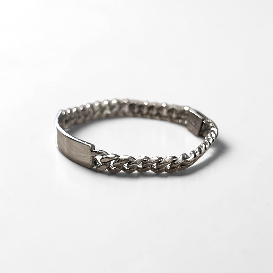 Mexican Jewelry Sterling Bracelet ヴィンテージ メキシカンジュエリー IDブレスレット 喜平 チェーン シルバー MEX925 刻印 メキシコ製
