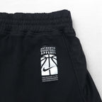NIKE 00s Game Shorts Half Pants L Black Yellow Sideline Swoosh