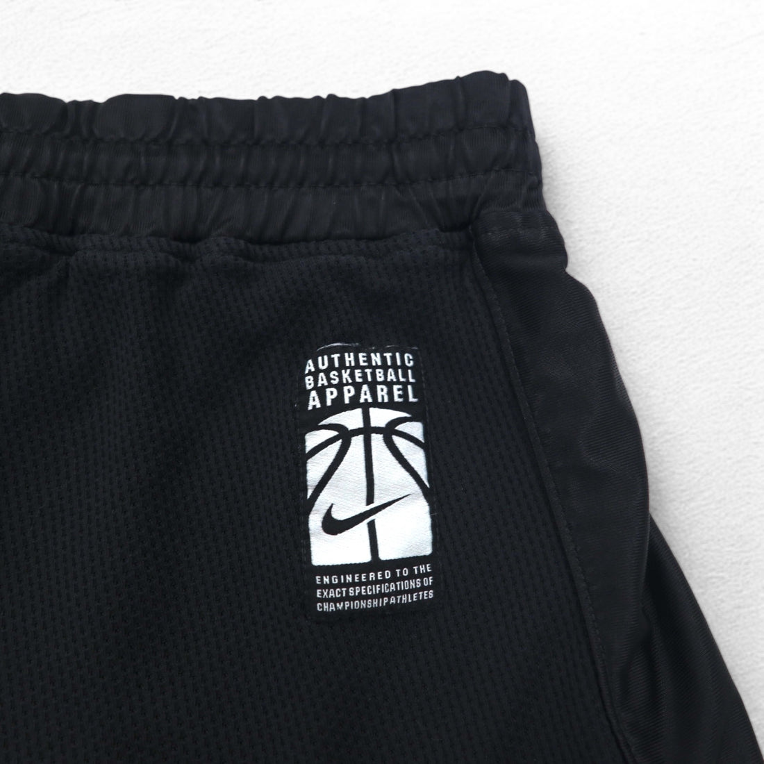 NIKE 00s Game Shorts Half Pants L Black Yellow Sideline Swoosh