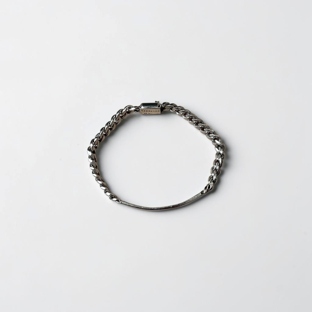 Mexican Jewelry Sterling Bracelet ヴィンテージ メキシカンジュエリー IDブレスレット 喜平 チェーン シルバー MEX925 刻印 メキシコ製