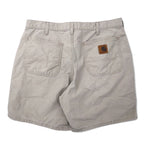 Carhartt Duck Work Shorts, Size 36, Beige, Cotton, B145, Made in Mexico