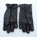 Vintage Leather Gloves Driving Gloves, Size L, Black
