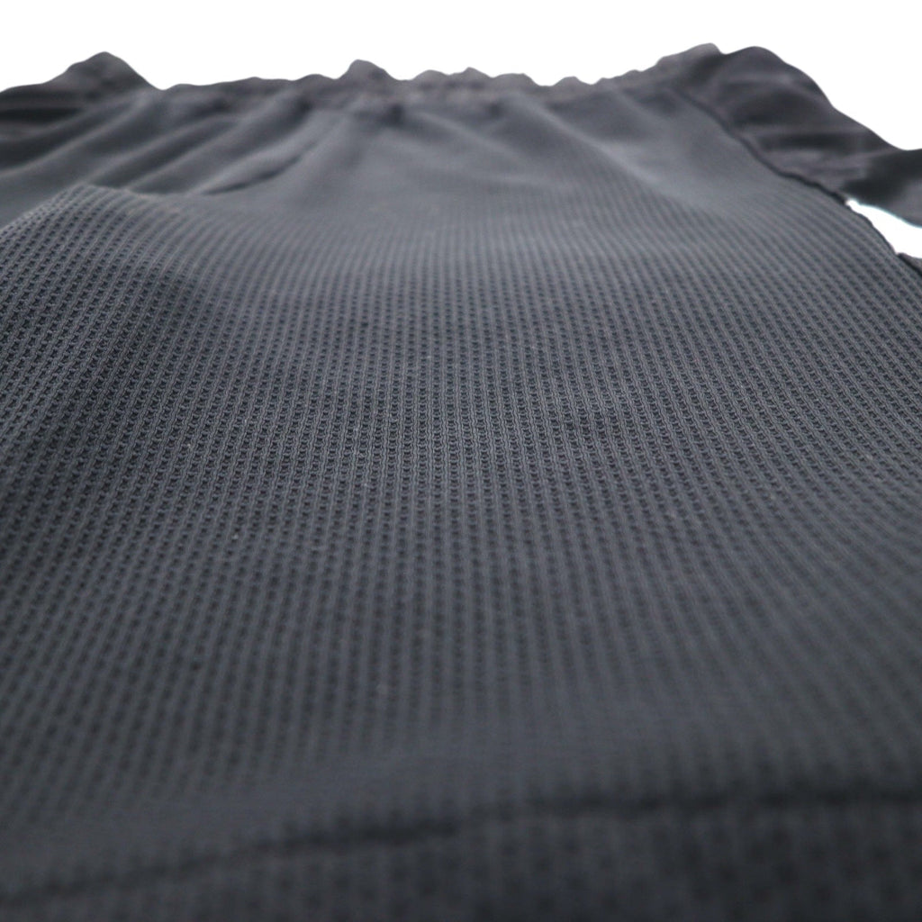 NIKE 00s Game Shorts Half Pants L Black Yellow Sideline Swoosh