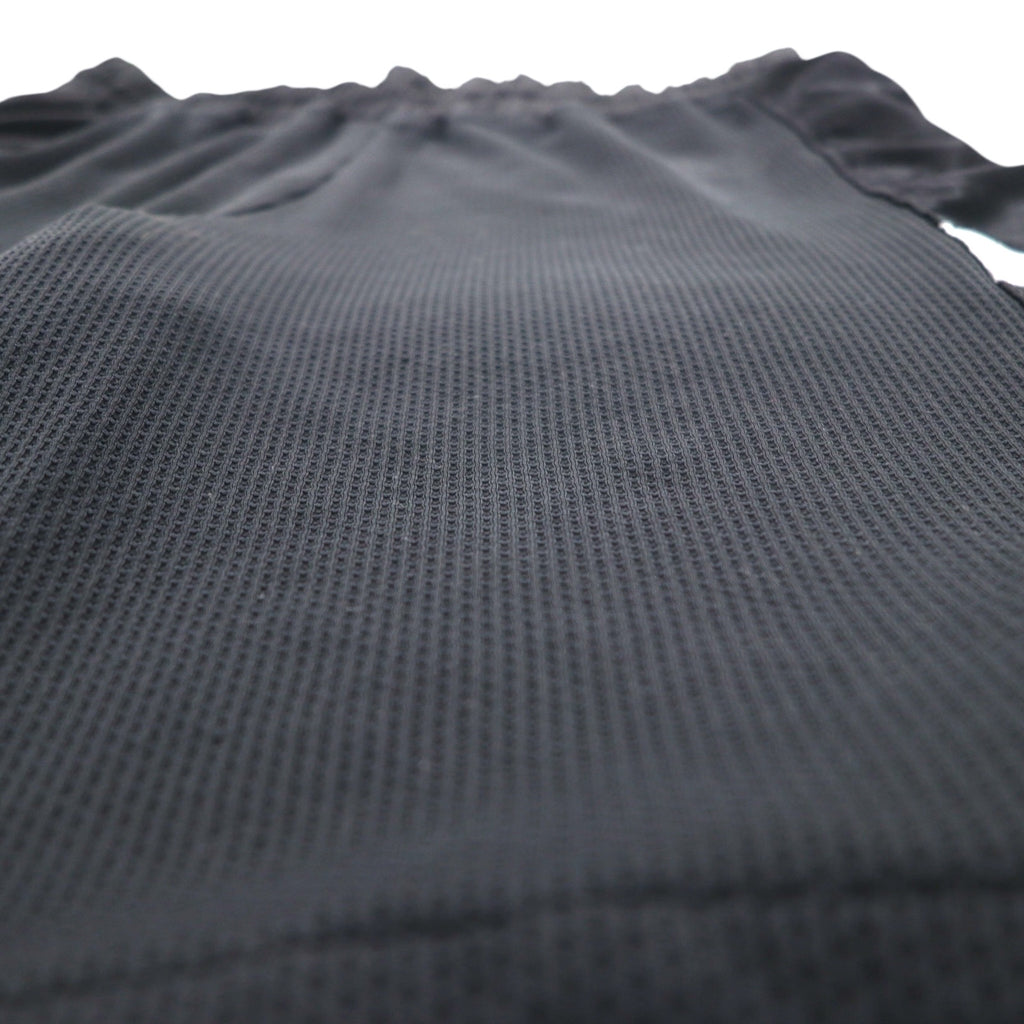 NIKE 00s Game Shorts Half Pants L Black Yellow Sideline Swoosh