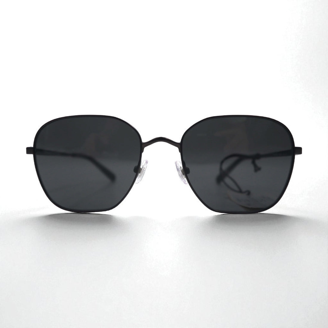 Brooks Brothers ガンメタル スクエア サングラス メタルフレーム BB4066 103587 55-19 145 3N 未使用品