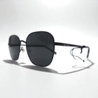 Brooks Brothers Gunmetal Square Metal Frame Sunglasses BB4066 103587 55-19 145 3N Unused