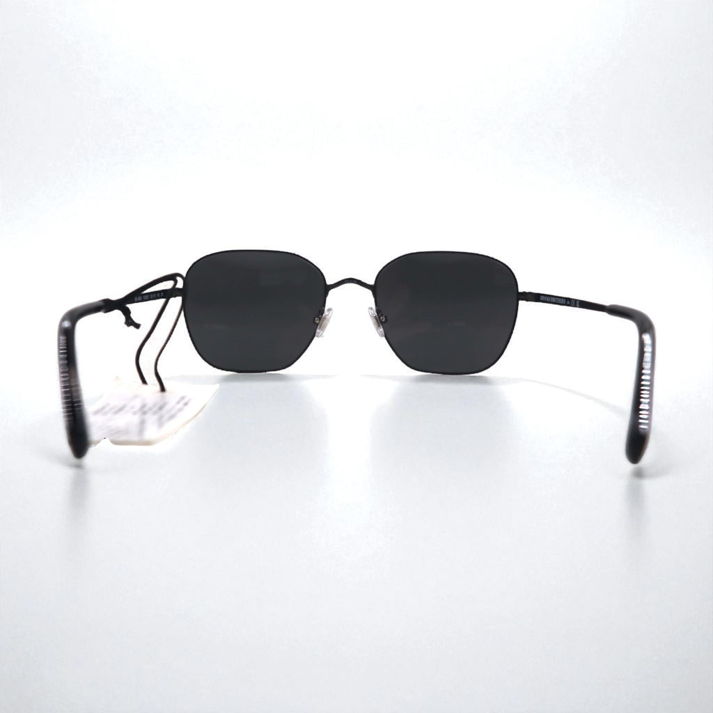 Brooks Brothers Gunmetal Square Metal Frame Sunglasses BB4066 103587 55-19 145 3N Unused