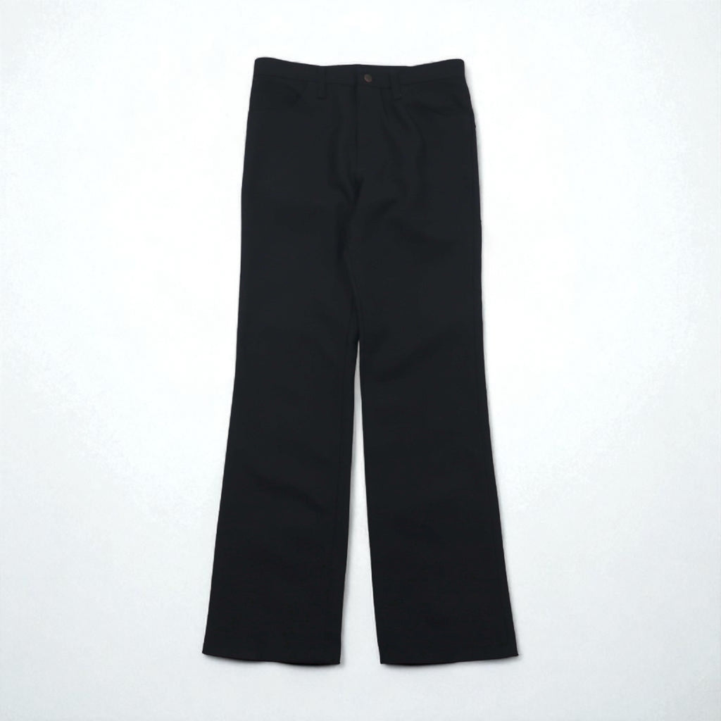 Wrangler 00年代 スラックス パンツ ブーツカット ランチャー ドレス ジーンズ M ブラック フレア 82BK