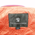 THE SCOTCH HOUSE 中綿 サファリジャケット XL ベルト付き ライナー着脱 スタンドカラー 4ポケット