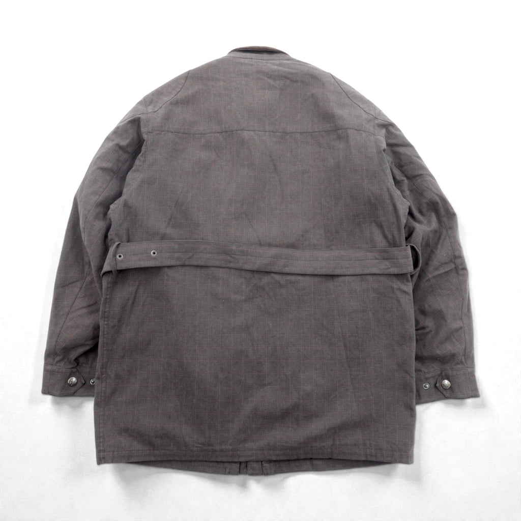 THE SCOTCH HOUSE 中綿 サファリジャケット XL ベルト付き ライナー着脱 スタンドカラー 4ポケット