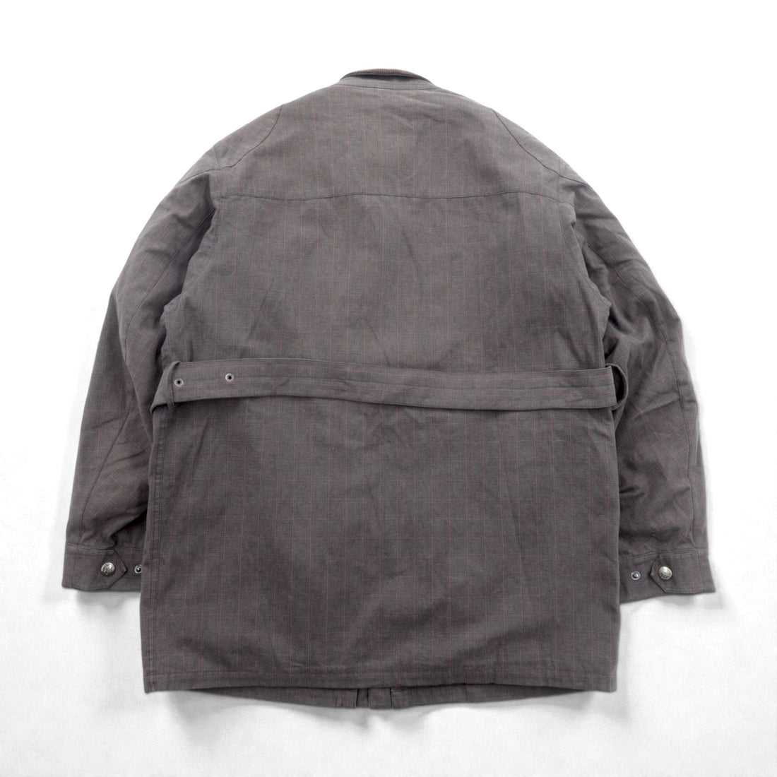 THE SCOTCH HOUSE 中綿 サファリジャケット XL ベルト付き ライナー着脱 スタンドカラー 4ポケット