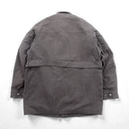 THE SCOTCH HOUSE 中綿 サファリジャケット XL ベルト付き ライナー着脱 スタンドカラー 4ポケット
