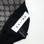 CELINE マカダム モノグラム 総柄 バケットハット L グレー イタリア製