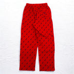NAUTICA Pajama Pants Easy Pants M Red Micro Fleece All-over Pattern SLEEPWEAR