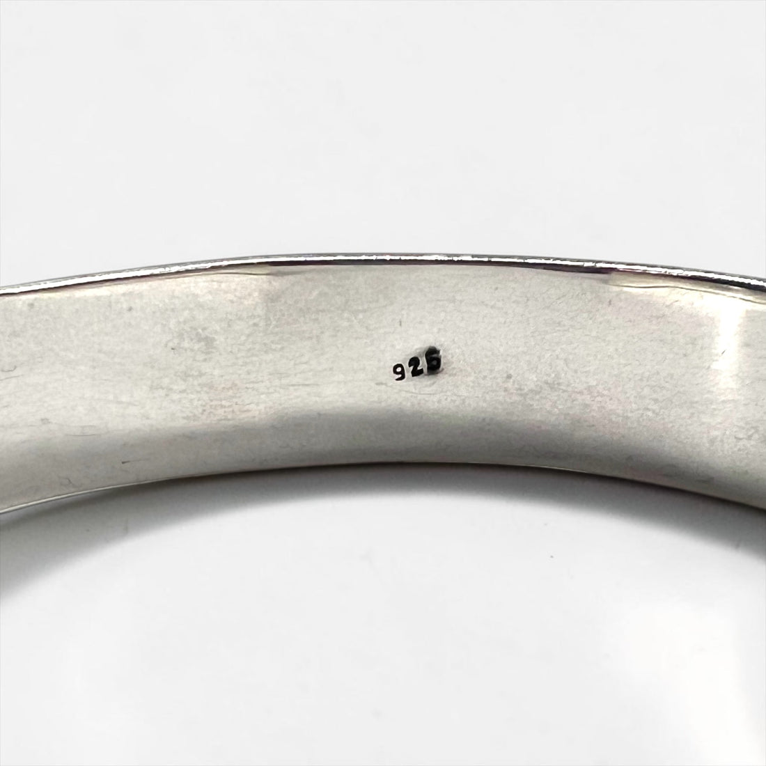 Sterling Silver 925 Woven Mesh Cuff Bangle Bracelet Wide Vintage Style